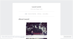 Desktop Screenshot of laurelleicht.com